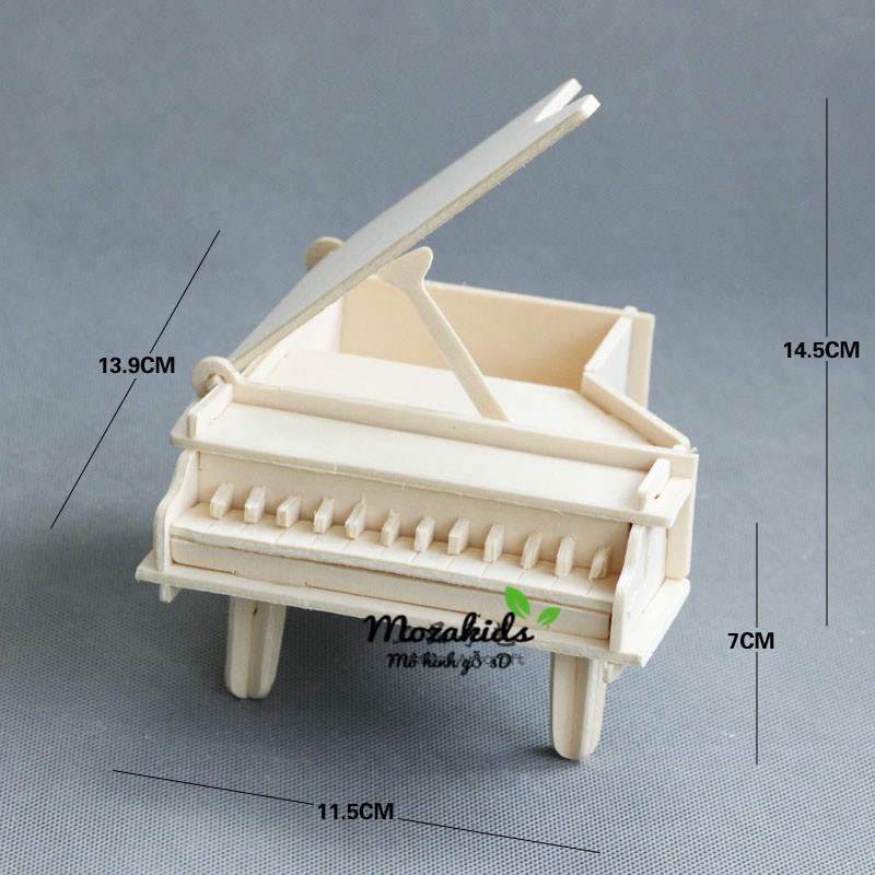 Đồ chơi lắp ráp gỗ 3D Mô hình Piano