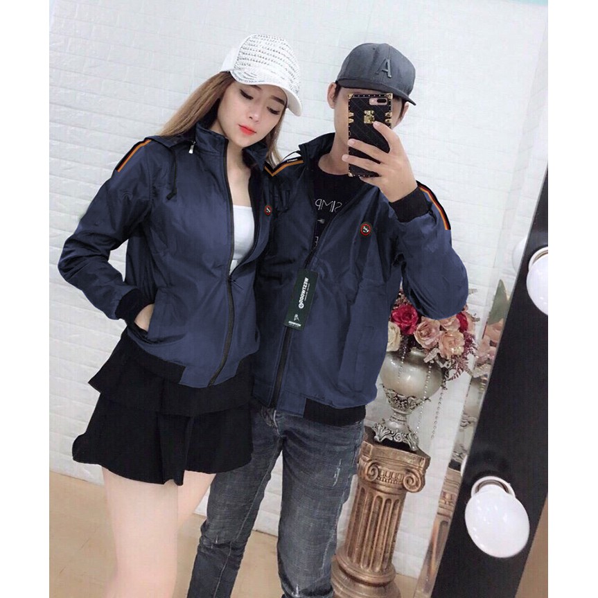 ÁO KHOÁC DÙ NAM NỮ COUPLE TINA  ÁO KHOÁC DÙ CẶP NHIỀU MÀU ĐEN - XANH ĐEN - ĐỎ - XÁM - TRẮNG - RÊU CHO CÁC CẶP ĐÔI