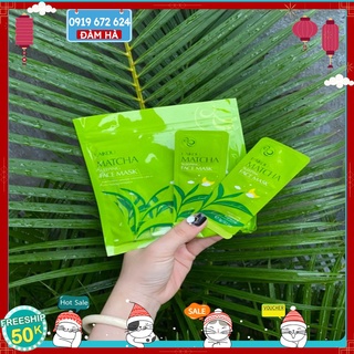 [Ảnh Thật] Mặt Nạ Ngủ Trà Xanh Matcha Sleeping Face Mask LAIKOU