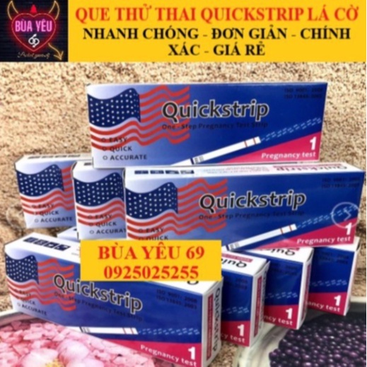 Que Thử Thai Quickstrip Phát Hiện Thai Sớm - &quot; NHANH CHÓNG - ĐƠN GIẢN - CHÍNH XÁC - GIÁ RẺ &quot;