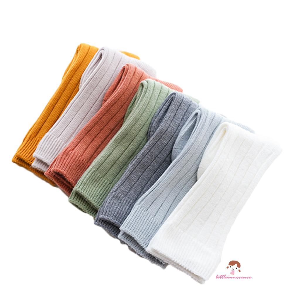 Đôi vớ đan len kiểu ống dài thời trang thu đông sành điệu cho bé từ 0 đến 5 tuổi