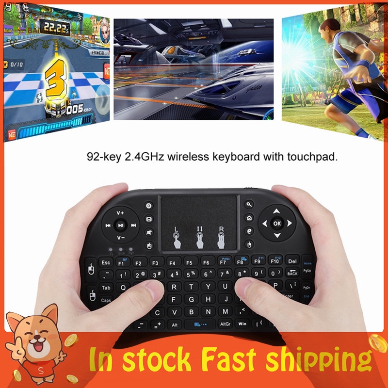 bamaxis Mini i8 Flying Mouse Wireless Keyboard for Home Multimedia for Smart TV PC for Android