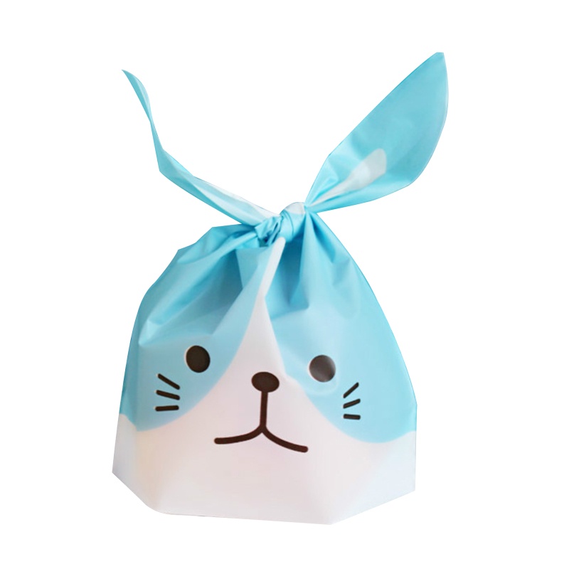 Set 50 Túi Đựng Kẹo Hình Thỏ Tai Dài Dễ Thương