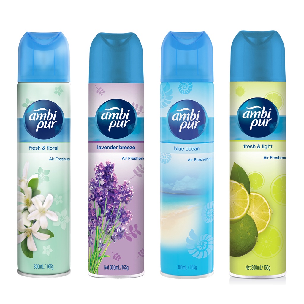 Xịt Thơm Phòng ambi pur Nhiều Mùi Hương Chai 300ML/ 165g