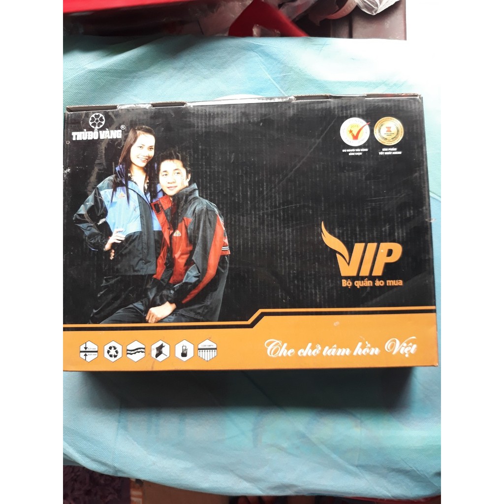 ÁO MƯA BỘ  VIP THỦ ĐÔ VÀNG - B903