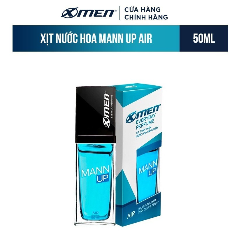 Xịt nước hoa hằng ngày X-Men Everyday Perfume Mann Up Air 50ml