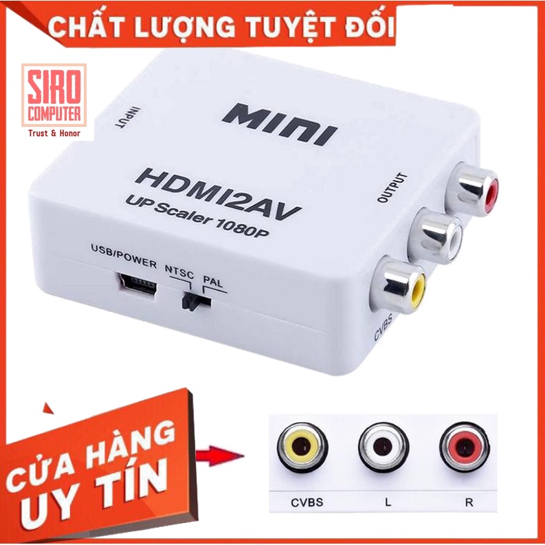 Hộp chuyển HDMI ra AV - Box HDMI to AV