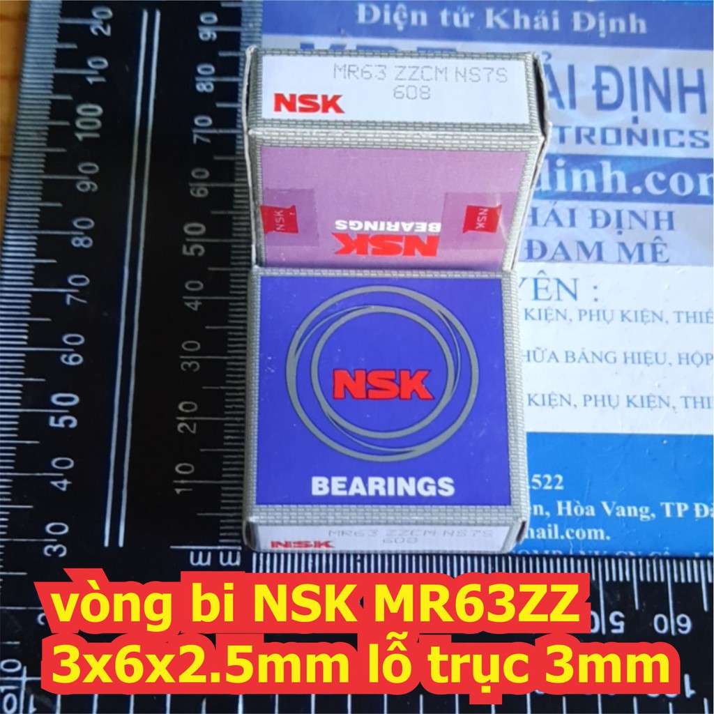 vòng bi, ổ bi, bạc đạn NSK MR52 MR63 MR74 hàng tốt, chụi mài mòn, tốc độ cao kde6659