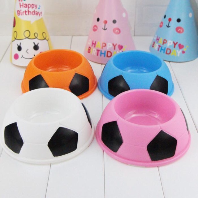 Chén nhựa đựng thức ăn hình trái bóng dành cho thú cưng⚽️