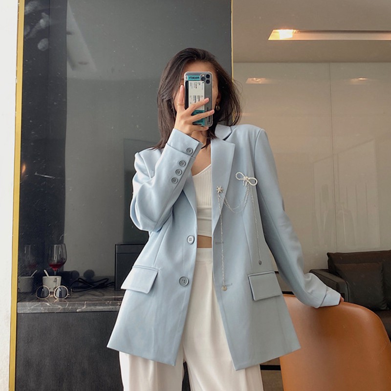 2W499.Áo blazer xuân thu thiết kế phiên bản Hàn Quốc | BigBuy360 - bigbuy360.vn