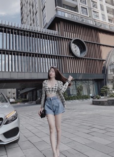 SET ÁO LEN KẺ 2 CHI TIẾT