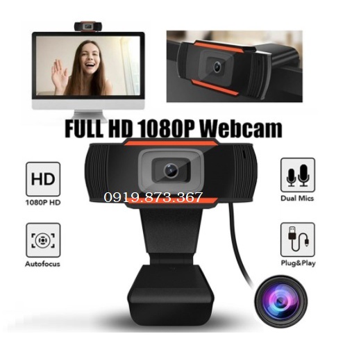 WEBCAM Có Mic Full HD 1080P USB Cho Máy Tính PC Laptop | BigBuy360 - bigbuy360.vn