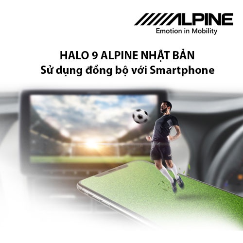 Màn hình xe hơi chính hãng Alpine iLX-F309E (Halo9) đa phương tiện 9 inch Carplay/Android Auto