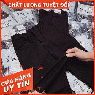 [Freeship] Quần skinny lưng cao vải kaki không xù, Quần nữ kaki lưng thun co giãn từ 39-54kg