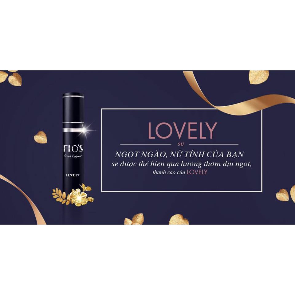 NƯỚC HOA PHÁP FLO'S _ LOVELY – 𝐍𝐠ọ𝐭 𝐧𝐠à𝐨 𝐯à 𝐝ị𝐮 𝐝à𝐧𝐠.