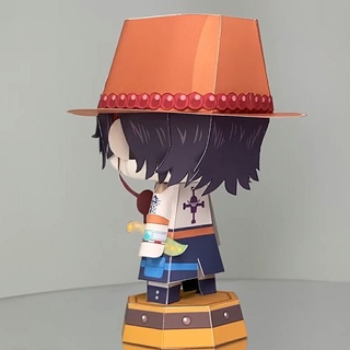 Mô hình giấy anime [One Piece] chibi Portgas D. Ace