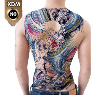 [Loại Ngắn Ngày] Hình Xăm Dán Kín Lưng Rồng (35x48cm)