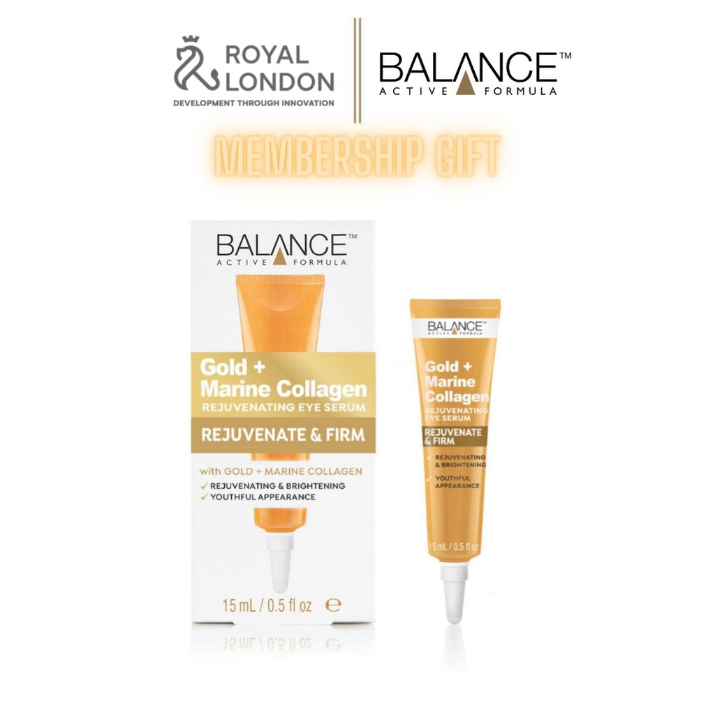 [MEMBERSHIP GIFT] Serum Tái Tạo Và Dưỡng Da Mắt Balance Active Formula Gold Collagen Rejuvenating eye 15ml