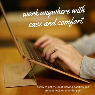 KỆ ĐỠ CHO MÁY TÍNH, MACBOOK, SURFACE " VÔ HÌNH" SIÊU MỎNG