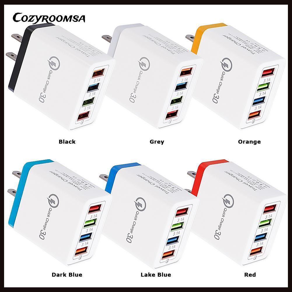 Ổ Cắm Sạc Ra 4 Cổng Usb Tiện Dụng