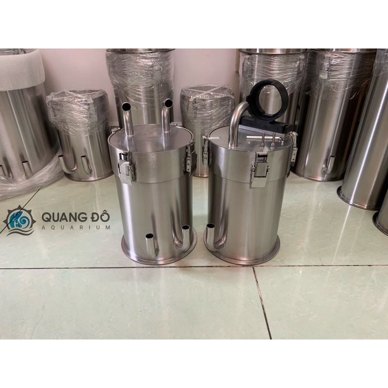 Vỏ Lọc Inox Phi 160 2 in 2 out - Lọc Phụ Inox