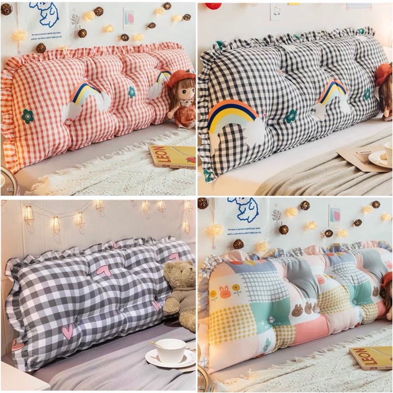 Gối tựa kê đầu giường, gối dài