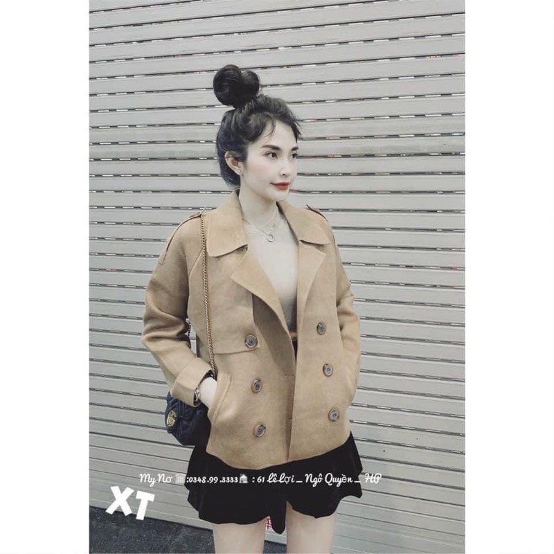 [Mã WARUN27 giảm 12k đơn 99k] Áo dạ len cổ vest mẫu mới siê | BigBuy360 - bigbuy360.vn