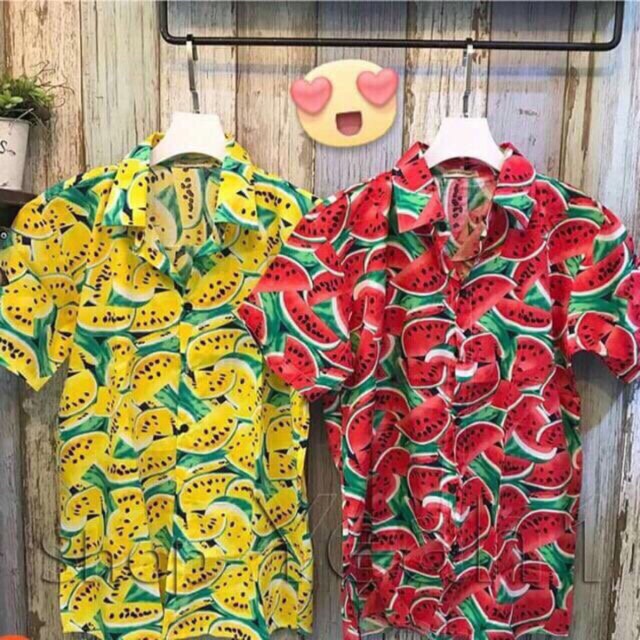 KHO SỈ PIJAMA Áo dưa hấu đỏ size m và L