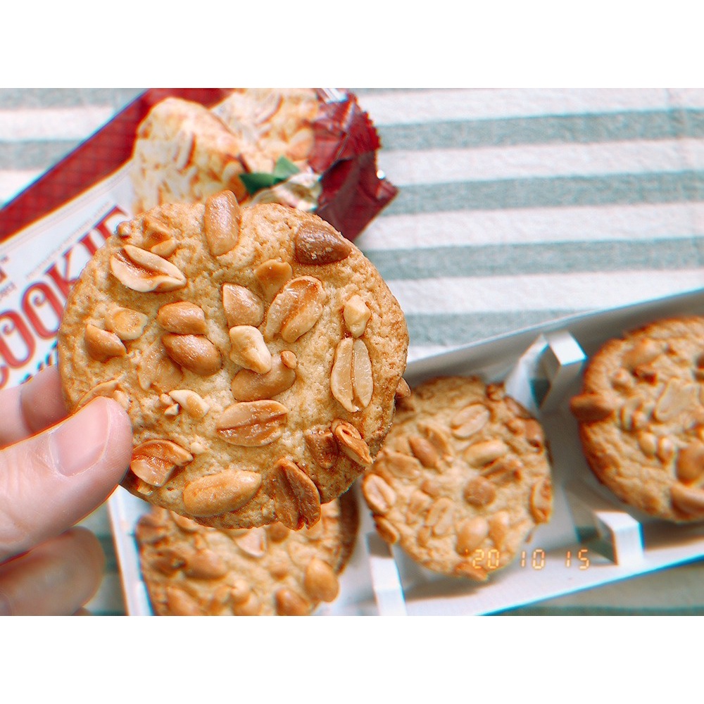 Bánh Quy Giòn Vị Đậu Phộng No Brand Crunchy Cookie Gói 175G