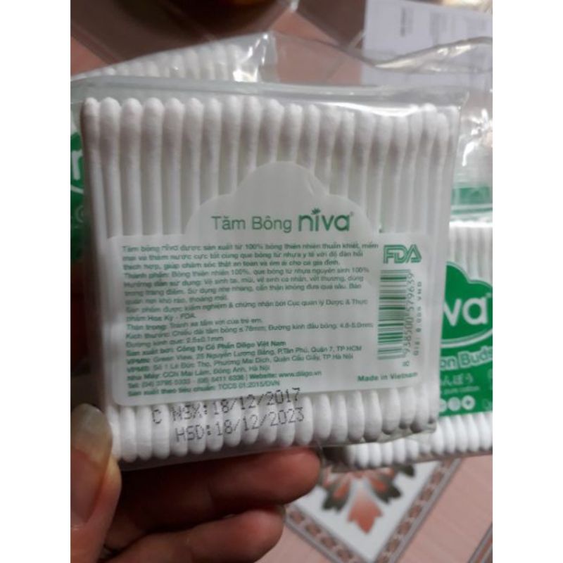 Combo 10 Gói Tăm Bông Niva Cho Người Lớn