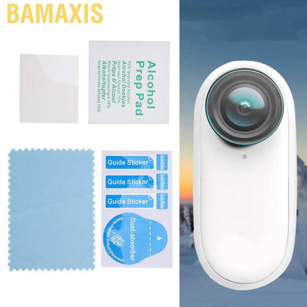 Bamaxis Toughened Explosion‑Proof Scratch‑Resistant Film Lens Protection for Insta360 Go2 Camera