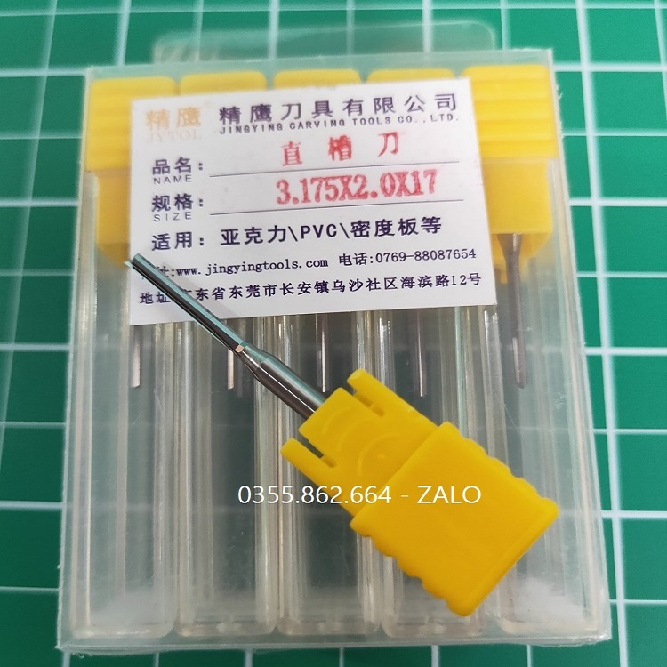Mũi CNC bán nguyệt cắt alu và alu gương