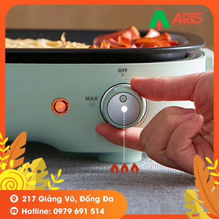 Nồi lẩu nướng đa năng Bear SUBE004 - BẢN QUỐC TẾ - Bảo Hành Chính Hãng 12 Tháng - Lẩu nướng, Xào - NEW 2021