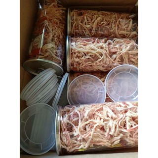 mực hấp nước dừa xé sợi (hũ pet 300gr)