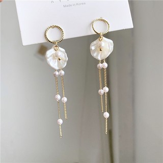 Bông tai nữ dài tua rua tòn ten mẫu mới style hàn quốc trẻ trung - namimi