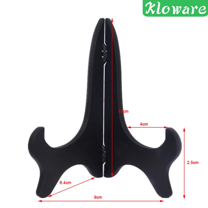 [Kloware] Giá Đỡ Trưng Bày Bát Đĩa 11 &quot;Gấp Lại Được Màu Đen