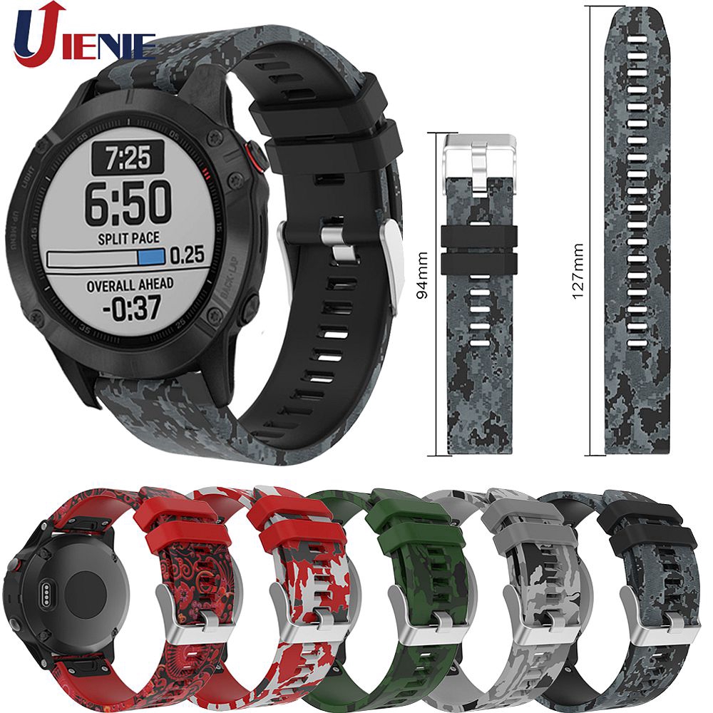 Dây đồng hồ bằng silicon cho đồng hồ thông minh Garmin Fenix 6/6 Pro/5 5 Plus/Forerunner 935 945