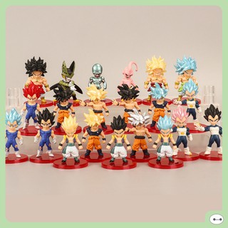 Bộ 21 mô hình dragon ball chibi 7cm