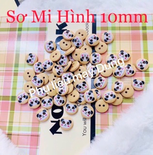 Nút 4 kiểu đủ hình size 10mm bịch 120 nút
