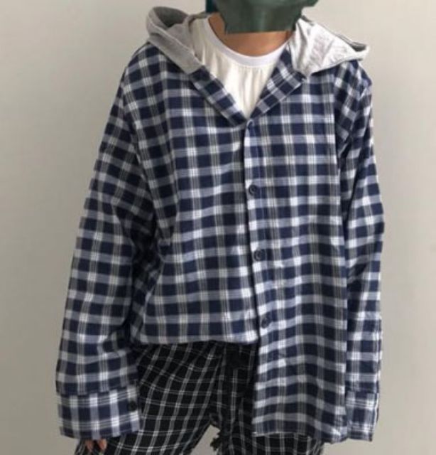 Áo sơmi hoodie Flannel