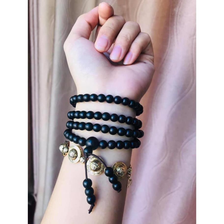 Vòng tay Trầm hương Indo 108 hạt, size 6mm (nữ) và 8mm (nam) | BigBuy360 - bigbuy360.vn