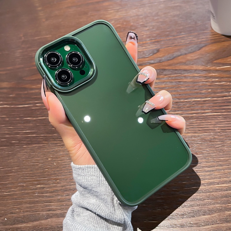 Ốp Điện Thoại Cứng Trong Suốt Chống Sốc Cho iPhone 13 12 11 Pro Max IP13