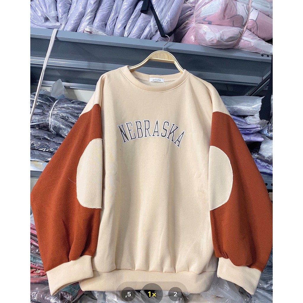 [ SIÊU THÁNH LẦY LỘI ] Áo Nỉ nebraska Phom Cực Chất, Áo Nỉ Nữ. | BigBuy360 - bigbuy360.vn