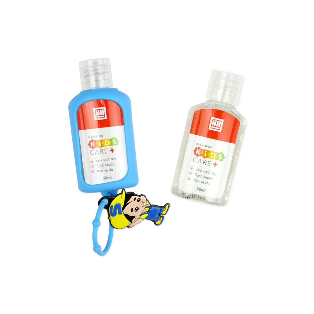 Set gel rửa tay khô kèm dây treo balo Hồng Hà Kids care+ 50ml (Combo 2 lọ gel rửa tay + 1 dây treo) | BigBuy360 - bigbuy360.vn
