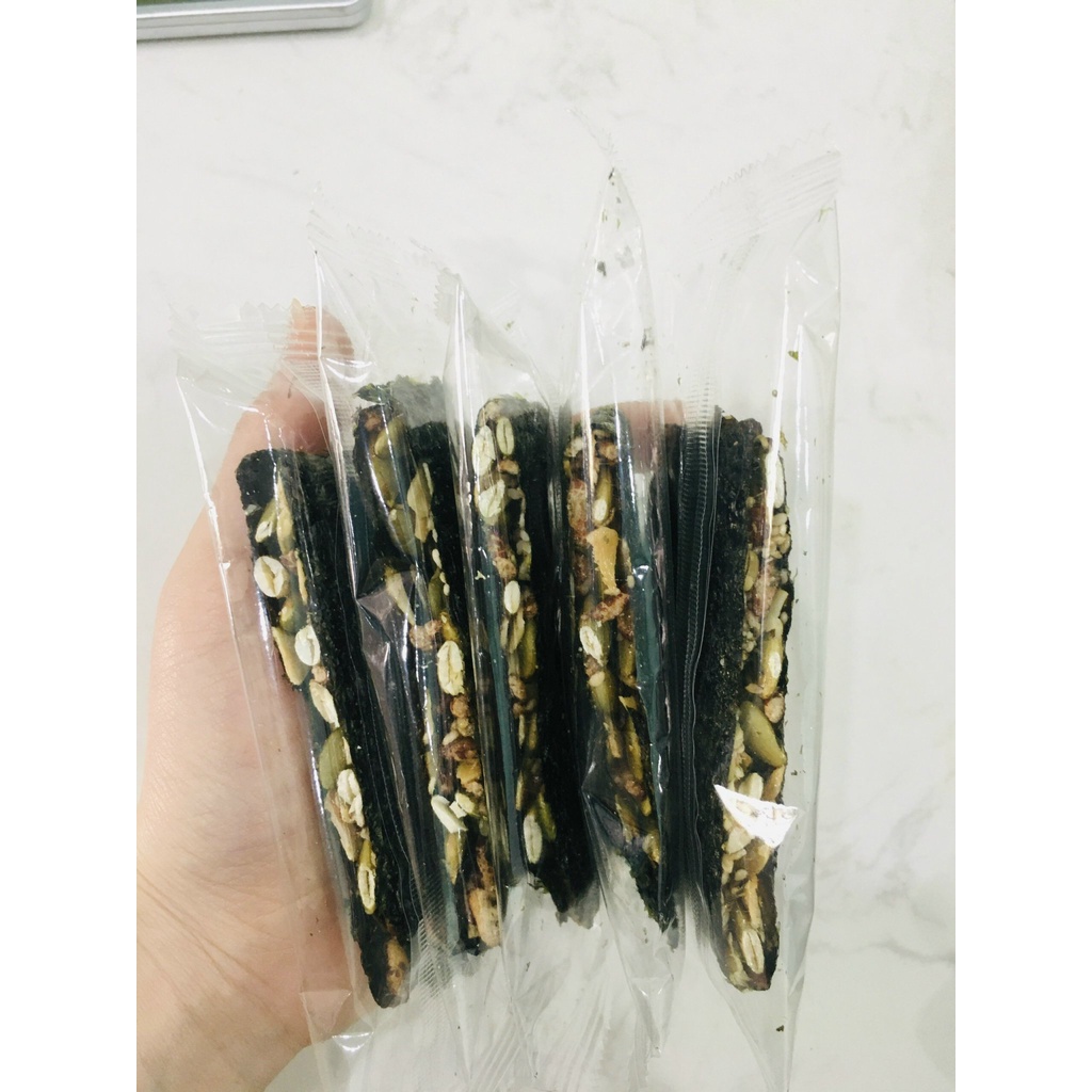 Rong biển kẹp hạt dinh dưỡng Ann Healthy Food, ăn vặt healthy giảm cân, eatclean 250gr