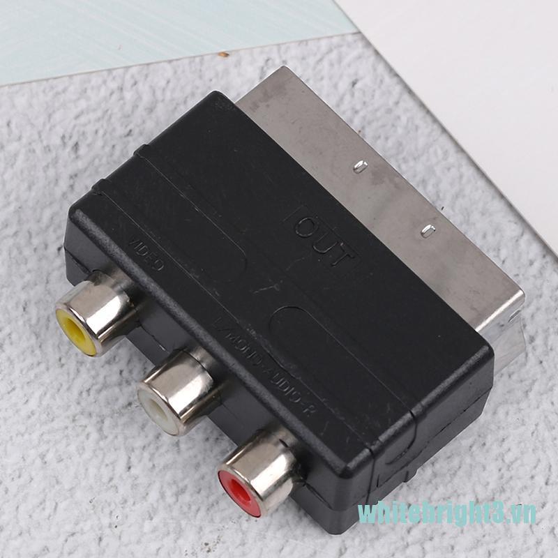 Bộ Chuyển Đổi Âm Thanh Từ Rgb Scart Sang 3 Rca