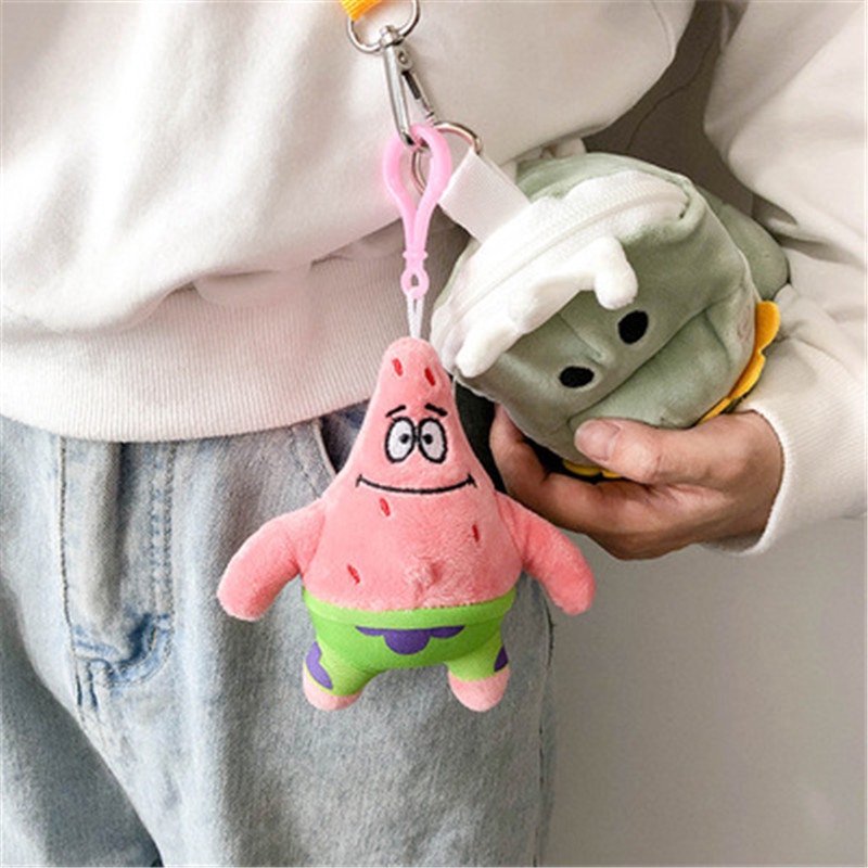 Móc khóa thú bông hoạt hình kiểu dáng hoạt hình Stitch dễ thương