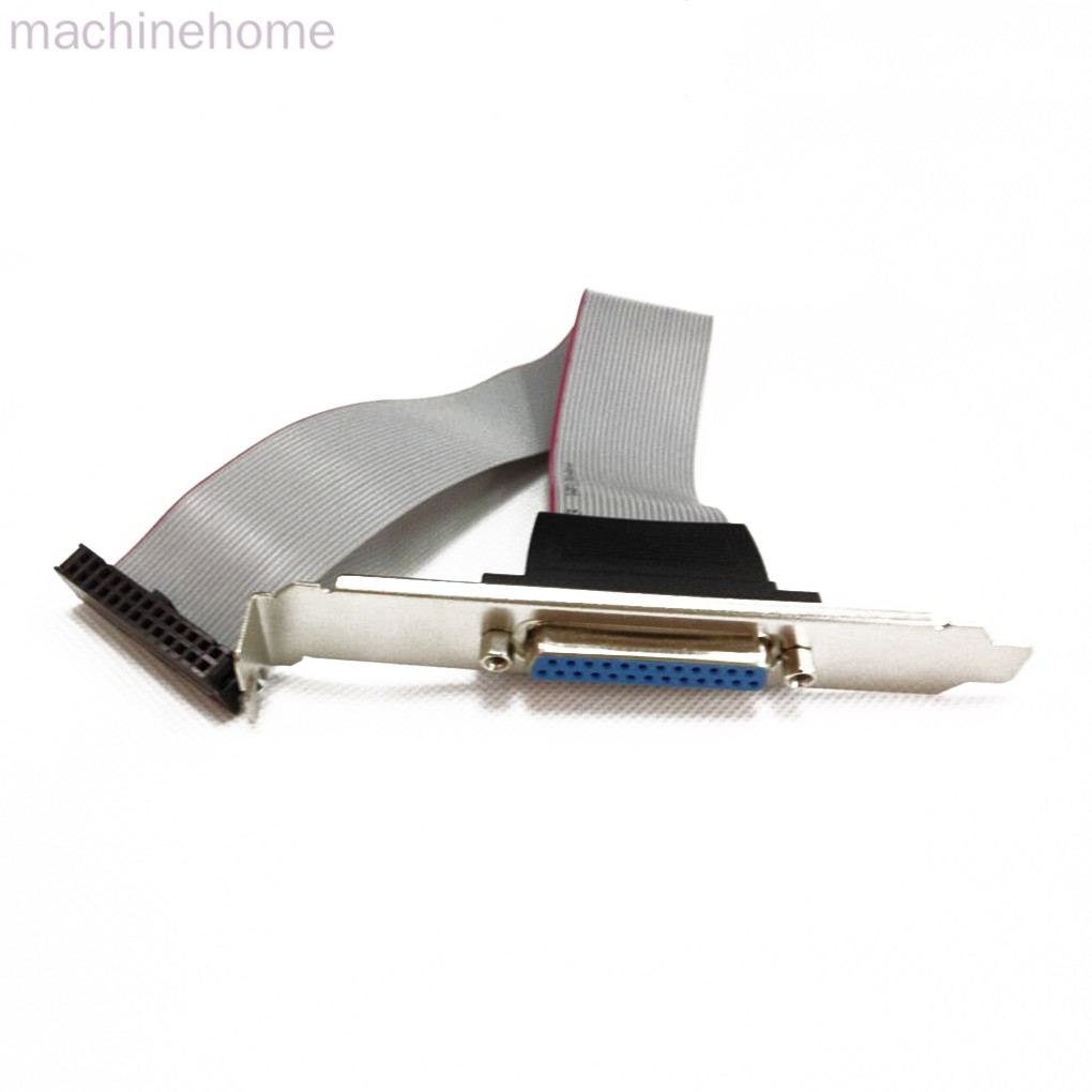 25 Pin Female to Motherboard DB25 Pin Bracket with Cable 1 Port Serial Parallel PCI Slot Header Cable Bracket machinehome