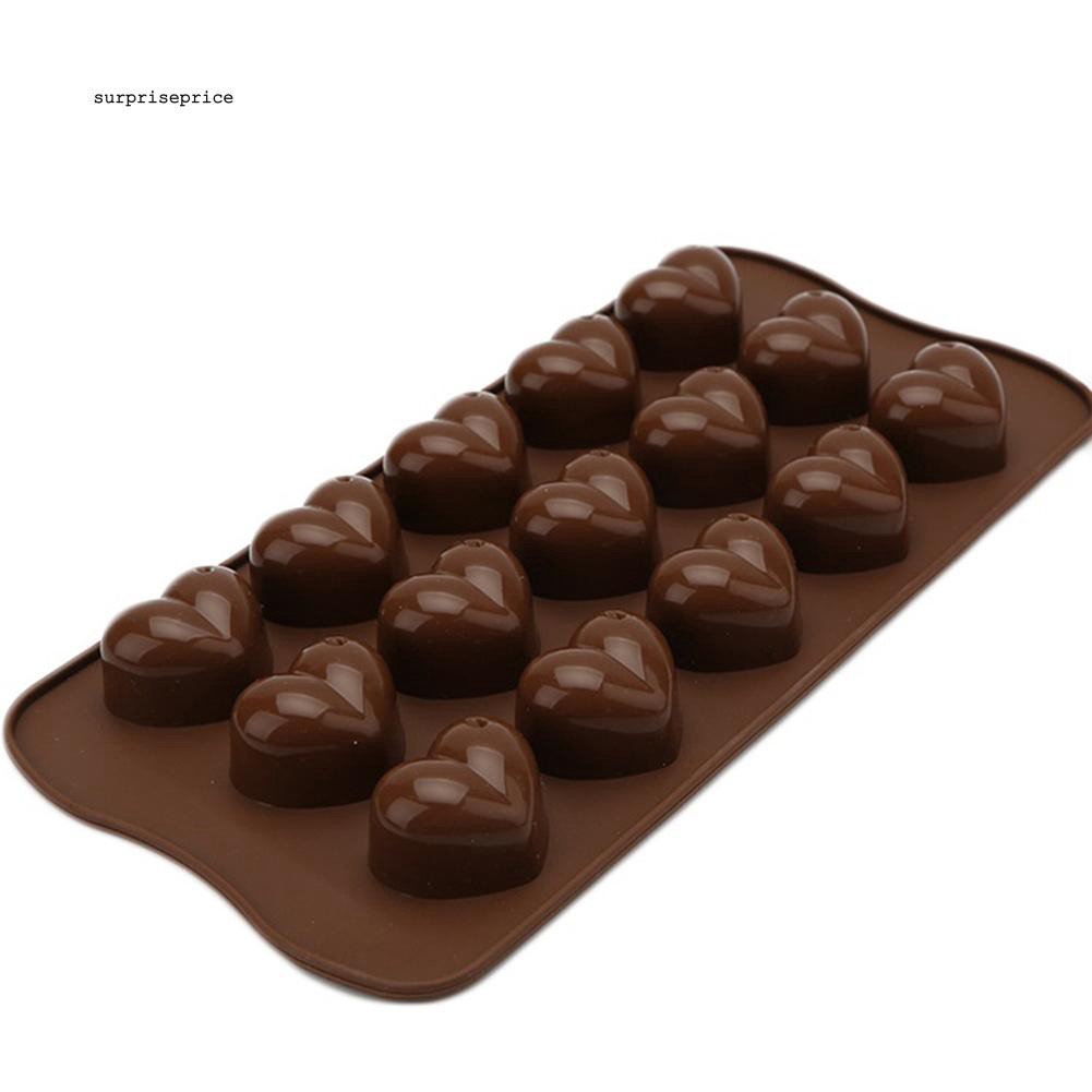 Khuôn silicone làm bánh hình trái tim xinh xắn