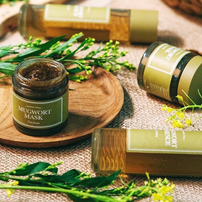 Mặt Nạ Ngải Cứu I'm From Mugwort Mask Giảm Đỏ Sưng Mụn 110g